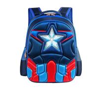 (Captain America Blau) Batman/Spiderman/Captain America/Superman Kinderrucksack Büchertaschen Rucksack
