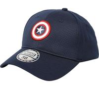 CAPTAIN AMERICA Cap Logo 100% Polyacryl Disney Fan-Merch dunkelblau