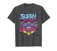 Captain Marvel Sorry I'm Late I Was Saving The Universe T-Shirt