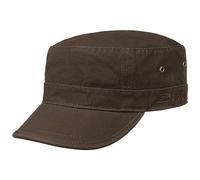CapUniverse Urban Army Cap - Military Vintage Design - Robuste Baumwollcap für Damen und Herren - Armycap - Ideal für alle Jahreszeiten braun S/M (54-57 cm)
