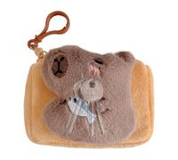 Capybara Geldbeutel, kleine Münztasche in Tierform, stylisch und niedlich, kleine Münztasche in Tierform, lässiger Capybara Plüsch, Geldbörse, Münztasche, Geldbörse, , Beziehen Sie sich auf die