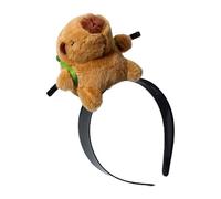 Capybara Haarbänder - Tier Capybara Haarbänder, lustige Spa-Haarbänder | Cute Animal HairHoop | Non-slip Solid Head Band | Plush Doll Head Band für Gesicht waschen