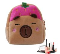 Capybara Plüsch-Handtaschen - Mini-Tasche aus Plüsch | Niedliche Geldbörse für Kinder aus Plüsch Capybara - tragbare Organisationstasche für Erwachsene, multifunktionale Geldtasche, 1 Stück, Se