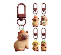 Capybara Schlüsselanhänger, Taschenanhänger, Dekoration, Capybara-Schlüsselanhänger für Geburtstag, Capybara-Weihnachtsanhänger, niedlicher Capybara-Schlüsselanhänger, Capybara-Liebhaber, Geschenk