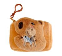 Capybara Tasche - Mini-Federmäppchen, niedlicher Münzhalter, Schlüsselanhänger mit Reißverschluss und Schlaufenring, Organizer-Clip für Kleintiere für tägliches Zubehör, 1, Consulte la descripción