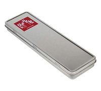 Caran d'Ache GRAPHIT LINE METALL-ETUI FLACH LEER, 100008.721, silber, 18 cm