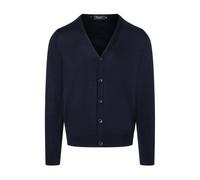 Strickjacke MAERZ MUENCHEN "Maerz Muenchen 590800 Strickcardigan Herren Bekleidung", Herren, Gr. 54, blau (dunkelblau), 100% Wolle (Merino), Strickjacken Strickjacke (41508257-54) dunkelblau