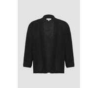 Cardigan aus Bouclégarn mit 3/4-Ärmeln 40 schwarz 2165864.9999.40