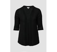 Cardigan aus Bouclégarn mit 3/4-Ärmeln 50 schwarz 2168603.9999.50