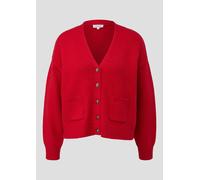 Cardigan aus Wollmix mit Metall-Knöpfen 48 rot 2171660.3384.48