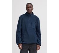 Cardigan BLEND "BHBROOKS Sweatshirt halfzipp", Herren, Gr. XL, blau (marineblaus), Web, 100% Polyester, unifarben, Basic, regular fit normal, ohne Ausschnitt, normaler Saum, Strickjacken, Gemütlicher 