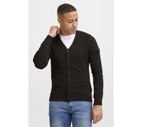 Cardigan BLEND "BHCaden", Herren, Gr. L, schwarz, Feinstrick, 100% Baumwolle, unifarben, regular fit normal, V-Ausschnitt, elastischer Bund, Strickjacken, Gemütlicher Feinstrick-Cardigan (34786643-L) 