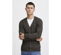 Cardigan BLEND "BHCaden", Herren, Gr. XXL, charcoal mix, Feinstrick, 100% Baumwolle, unifarben, regular fit normal, V-Ausschnitt, elastischer Bund, Strickjacken, Gemütlicher Feinstrick-Cardigan (57734