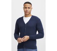 Cardigan BLEND "BHCaden", Herren, Gr. S, schwarz navy, Feinstrick, 100% Baumwolle, unifarben, regular fit normal, V-Ausschnitt, elastischer Bund, Strickjacken, Gemütlicher Feinstrick-Cardigan (9955723