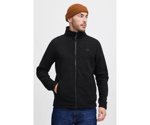 Cardigan BLEND "BHFlinne", Herren, Gr. XXL, schwarz, Fleece, 100% Polyester, unifarben, regular fit, gerader Abschluss, Strickjacken, Gemütliche Fleecejacke (91214756-XXL) schwarz