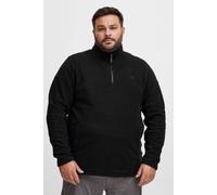 Cardigan BLEND "BHFlint Big & Tall", Herren, Gr. 4XL, schwarz, Fleece, 100% Polyester, unifarben, regular fit, gerader Abschluss, Strickjacken, Gemütliche Fleecejacke in großen Größen (76292864-4XL) s
