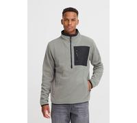 Cardigan BLEND "BHFloren", Herren, Gr. M, grau (ultimate gray), Fleece, 100% Polyester, unifarben, regular fit, Bündchen, Strickjacken, Gemütliche Fleecejacke (43906905-M) ultimate gray