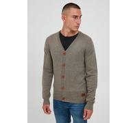 Blend BHLennard Herren Strickjacke Cardigan Feinstrick mit V-Ausschnitt Knopfleiste Baumwollmischung Regular fit, Größe:XL, Farbe:Zink Mix (70815)