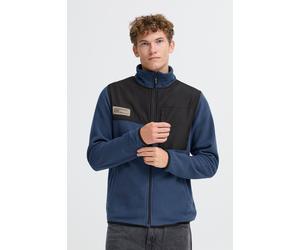 Cardigan BLEND "BHMas", Herren, Gr. M, marineblaus, Fleece, 100% Polyester, normal normal, ohne Ausschnitt, elastischer Bund, Strickjacken, Gemütliche Fleecejacke mit praktischen Taschen (34430738-M) 
