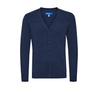 Cardigan BLEND "Cardigan BHCaden", Herren, Gr. M, blau (schwarz navy), Obermaterial: 100% Baumwolle CO., Strickjacken (89066218-M) schwarz navy