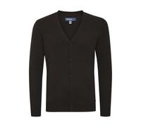 Cardigan BLEND "Cardigan BHCaden", Herren, Gr. M, schwarz, Obermaterial: 100% Baumwolle CO., Strickjacken (61193262-M) schwarz
