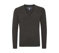 Cardigan BLEND "BLEND BHCaden" Gr. XL, grau (charcoal mix) Herren Strickjacken (57734665-XL) charcoal mix