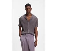 Cardigan BOSS "Neri", Herren, Gr. 3XL, medium lila510, Strick, Obermaterial: 100% Baumwolle, unifarben, regular fit normal, V-Ausschnitt, Rippstrickbündchen, Strickjacken, Hemd im Regular Fit (8950806