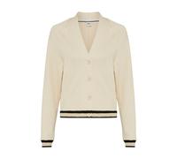 Cardigan BRAX "Style BELE L", Damen, Gr. 38, beige, 70% Viskose, 25% Polyester, 5% Elasthan, Strickjacken (70583633-38) beige