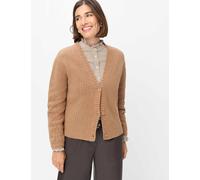 Brax Damen Cardigan Style ALICIA walnut, hellbraun, Gr. 44