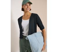 Bolerojacke CECIL, Damen, Gr. M (40), palm breeze grün, Jersey, Obermaterial: 95% Baumwolle, 5% Elasthan, unifarben, lässig geschnitten hüftbedeckend, Rundhals, abgesteppte Kante, Jacken, Offene 3/4-A