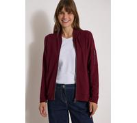 Cardigan CECIL, Damen, Gr. S (38), rot wine, Stoff, 54% Polyester, 40% Viskose, 6% Elasthan, unifarben, comfort fit normal, Rundhals, Bündchen, Strickjacken, in Unifarbe (20420844-S) rot wine