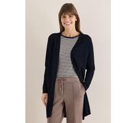 Cecil Damen Basic Cardigan in langer Passform in Blau, Gr: S
