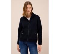 CECIL Damen 3227471 Softe Jacke mit Zipper, urban Dark Blue, XL