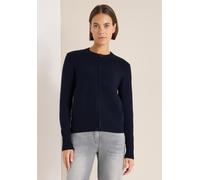 Cecil - Cosy Cardigan mit Zipper blau - Gr. - XL