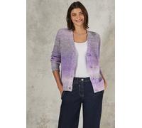 Cecil Damen Cardigan mit V-Ausschnitt in Lila, Gr: XL