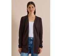 Cardigan CECIL, Damen, Gr. XS (36), truffle braun, Strickjacken, im soften Baumwoll-Mix (61292869-XS) truffle braun