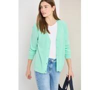 Cecil Damen Basic Cardigan mit V-Neck und Knöpfen in Grün, Gr: XXL