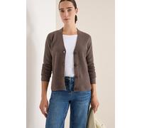 CECIL Cardigan mit Strukturdetail Mushroom Taupe Melange XXL