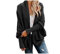 Cardigan Damen Lang Strickmantel Strickjacke Sweater Elegant Manschette Langarm Sweatshirt Langen Mantel Jacke Tops Outwear Casual Offen Pulllover Damen Herbst Winter Outing Stil