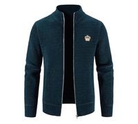 Cardigan Herren,Trachtenjacke Herren Cardigan Strickjacken Oktoberfest Trachtenjanker Mit Reissverschluss Leicht Tracht Jacke Modern Trachten Janker Freizeitjacke Männer Pullover Herrenkleidung
