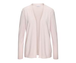 Cardigan LASCANA, Damen, Gr. 44/46, rosé, Feinstrick, Obermaterial: 70% Viskose, 30% Polyamid, unifarben, Basic, figurumspielend hüftlang, Strickjacken, aus Feinstrick-Qualität, leichte Strickjacke, B