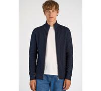 Cardigan LINDBERGH "Cardigan Relaxed Fit", Herren, Gr. M, blau (navy), Obermaterial: 60% Baumwolle, 40% Polyester, unifarben, Strickjacken (73023555-M) navy
