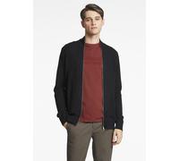 Cardigan LINDBERGH "Cardigan Slim Fit", Herren, Gr. XL, schwarz (navy), Obermaterial: 80% Viskose, 20% Nylon, unifarben, Strickjacken (84203018-XL) navy