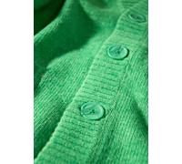 Cardigan LINDBERGH "Lindbergh Cardigan", Herren, Gr. M, bright grün mel, Obermaterial: 80% Lammwolle, 20% Nylon, Strickjacken (25634864-M) bright grün mel