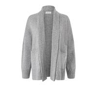 Cardigan MAERZ MUENCHEN "Maerz Muenchen 210500 Blazer Damen Bekleidung", Damen, Gr. 44, grau, 100% Schurwolle, Strickjacken (48137528-44) grau