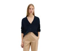 Cardigan MARC O'POLO "aus Heavy-Weight-Organic-Cotton" Gr. XS, blau Damen Strickjacken Cardigans (85933150-XS)