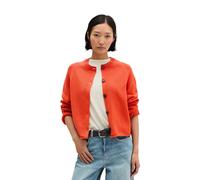Cardigan MARC O'POLO "aus Heavy-Weight-Organic-Cotton", Damen, Gr. XS, orange (vivid orange), Obermaterial: 100% Baumwolle, unifarben, regular fit, Rundhals, normaler Saum, Strickjacken (18031765-XS)