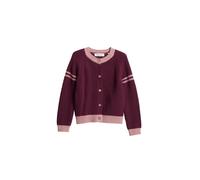 Cardigan MARC O'POLO "aus reiner Bio-Baumwolle", Mädchen, Gr. 128/134, rot, Obermaterial: 100% Baumwolle, regular fit, Strickjacken (89638702-128) rot