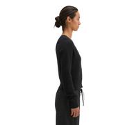 Cardigan MARC O'POLO "aus softem Schurwolle-Mix", Damen, Gr. XXL, schwarz, Obermaterial: 50% Schurwolle, 33% Viskose, 17% Polyamid, unifarben, slim fit, V-Ausschnitt, Strickjacken (85691215-XXL) schwa