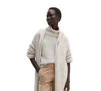 Cardigan MARC O'POLO "aus weichem Bio-Baumwolle-Alpakawolle-Mix", Damen, Gr. S, beige (light braun), Obermaterial: 49% Baumwolle, 24% Polyamid, 22% Alpaka, 5% Schurwolle, unifarben, loose fit, V-Aussc